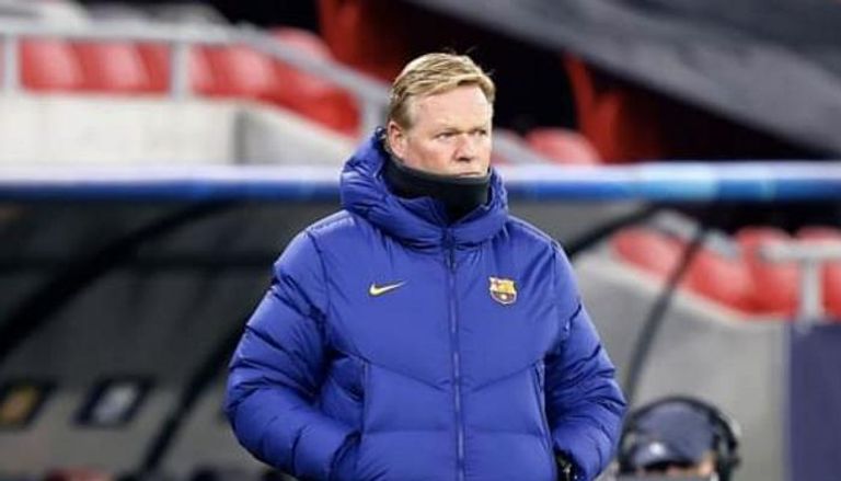 رونالد كومان مدرب برشلونة