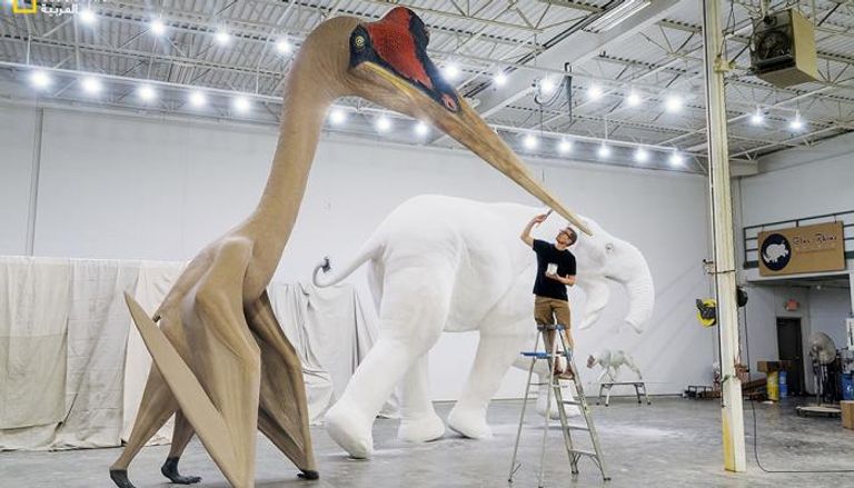 مجسم لحجم "التيروصورات"