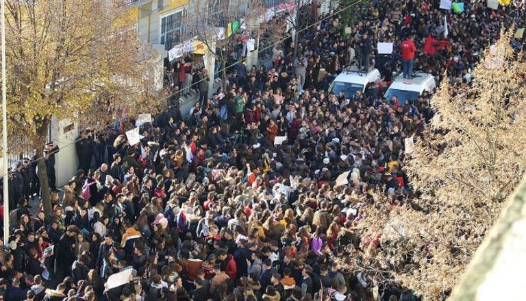 مظاهرات مستمرة في ألبانيا- أرشيفية