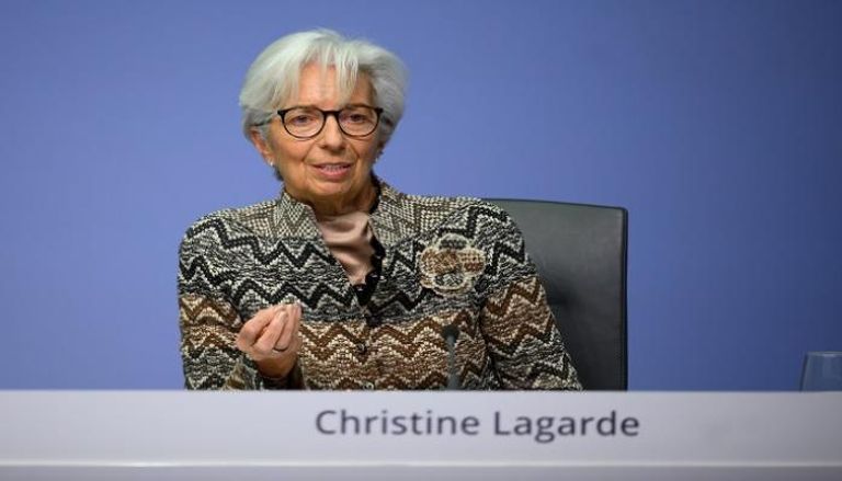 كريستين لاجارد رئيسة البنك المركزي الأوروبي - د ب أ