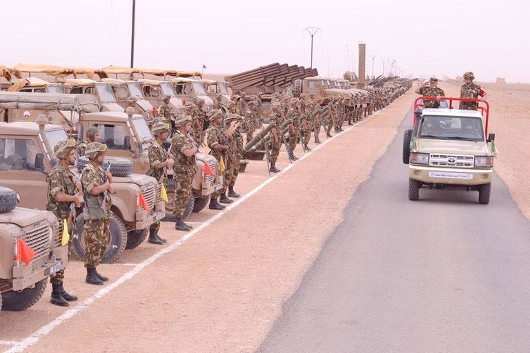 مناورات عسكرية للجيش الجزائري في 2020