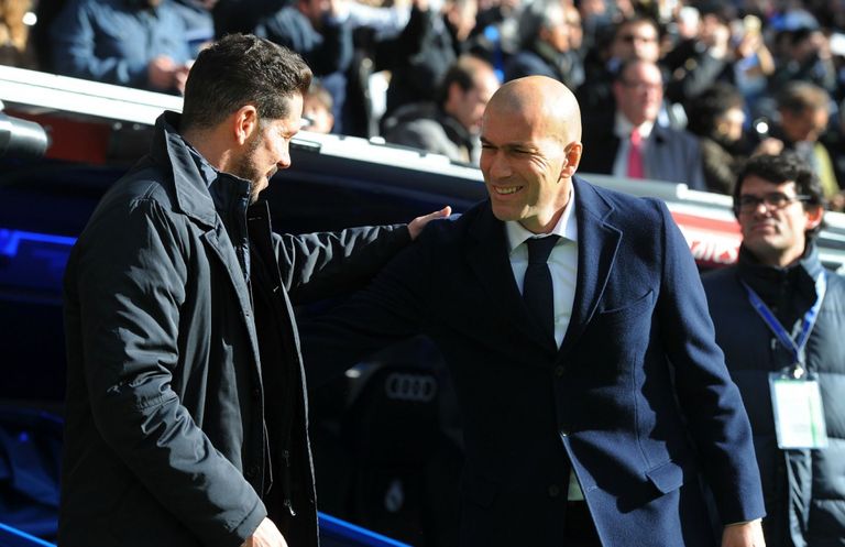 زيدان وسيميوني  زين الدين زيدان