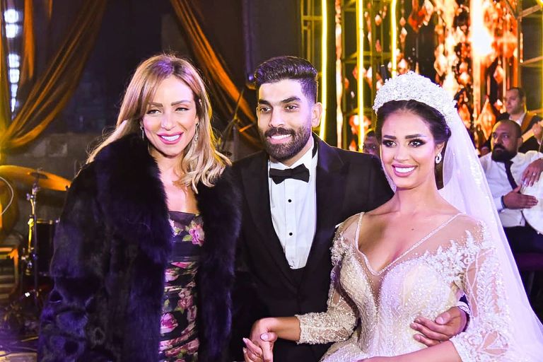 جانب من حفل زفاف رنا سماحة وسامر أبوطالب