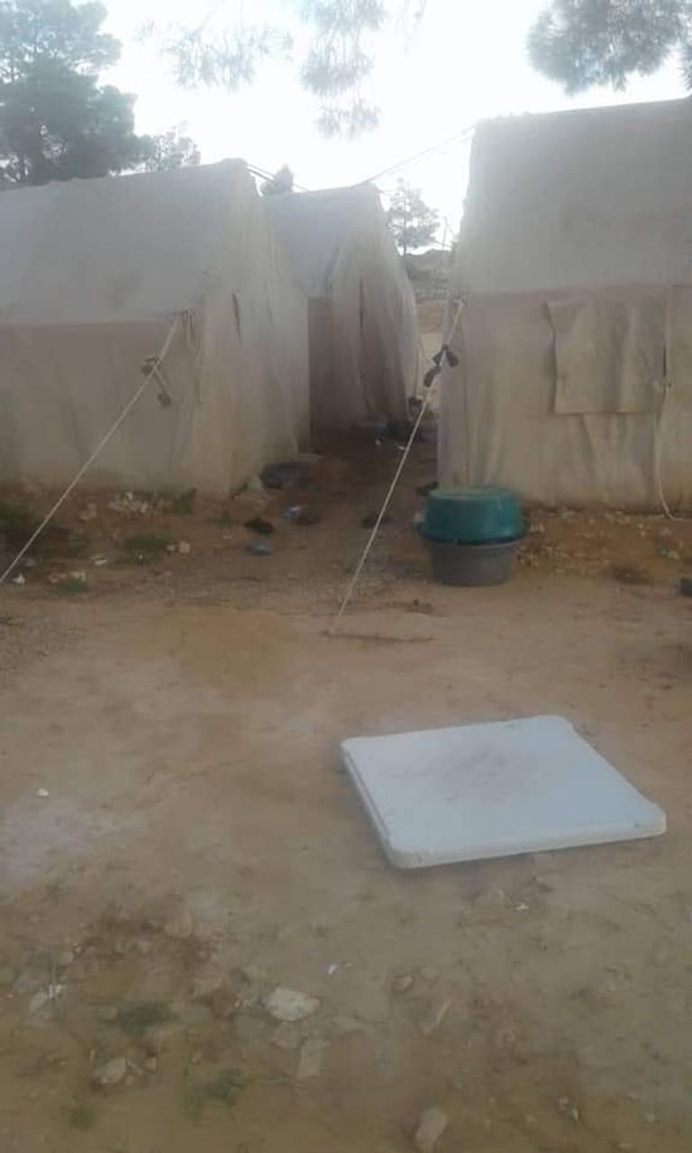 جانب من مركز احتجاز المهاجرين بالجبل الغربي-الزنتان