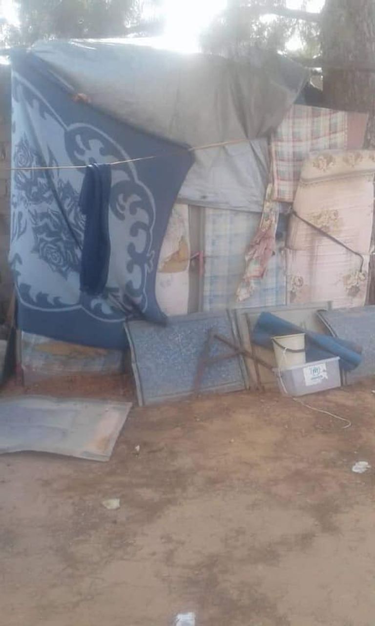 جانب من مركز احتجاز المهاجرين بالجبل الغربي-الزنتان