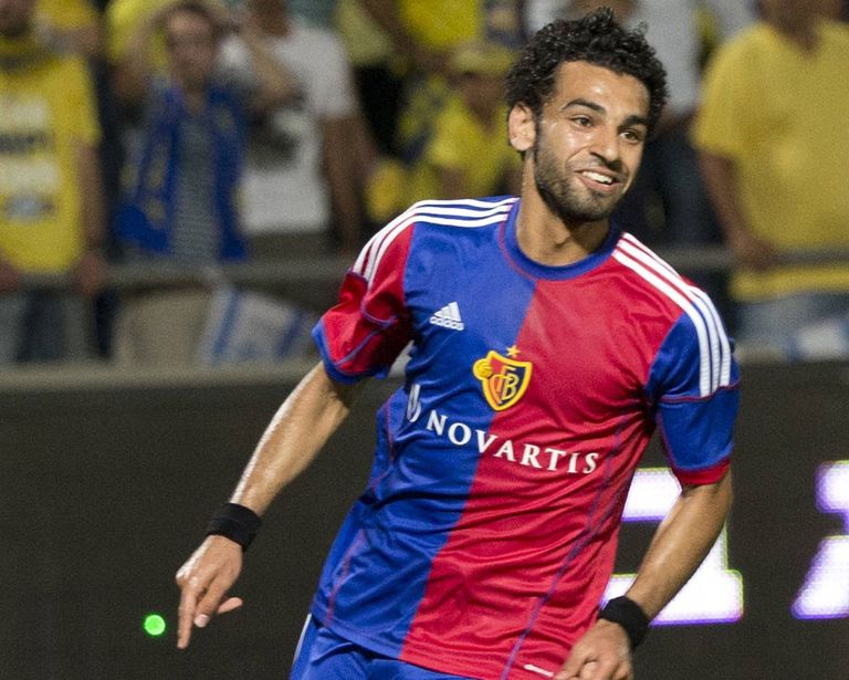 محمد صلاح بقميص بازل السويسري