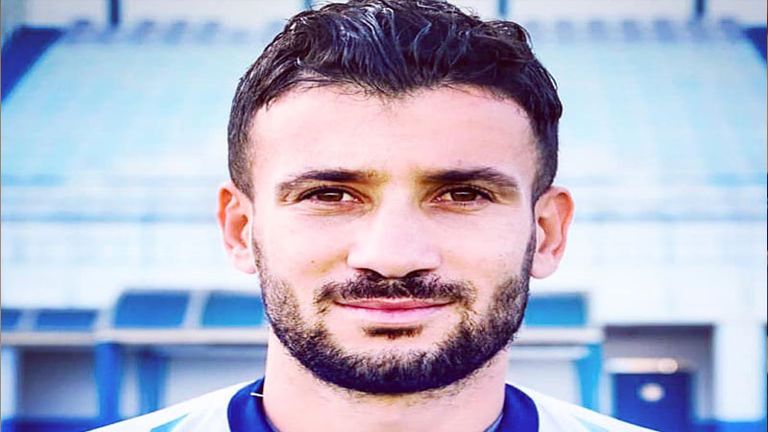 زياد مشموم لاعب اتحاد المنستيري مواجهة الترجي والمنستيري