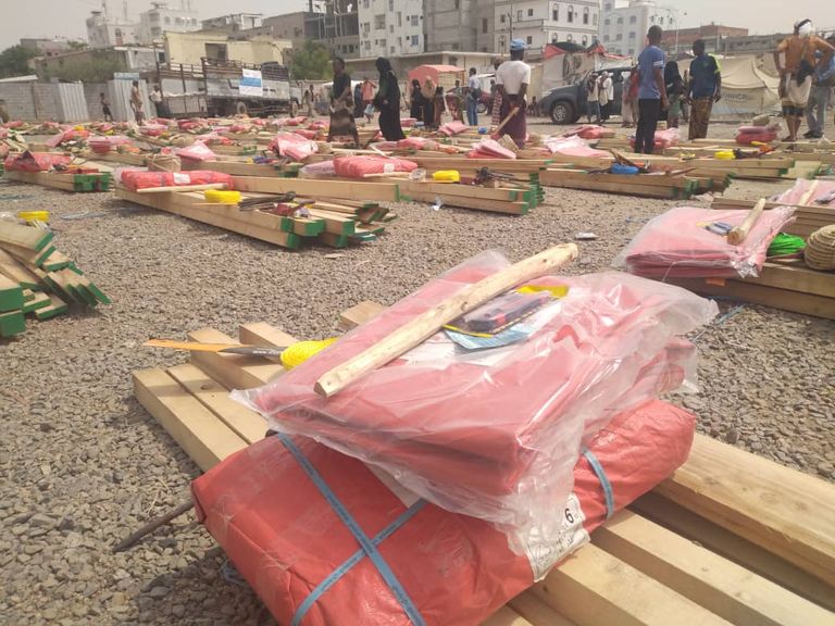 نازحون يمنيون