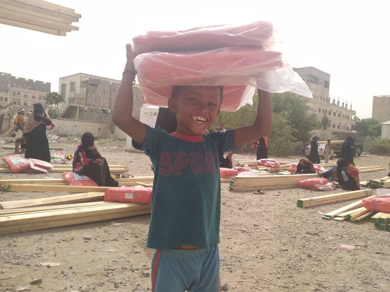 نازحون يمنيون