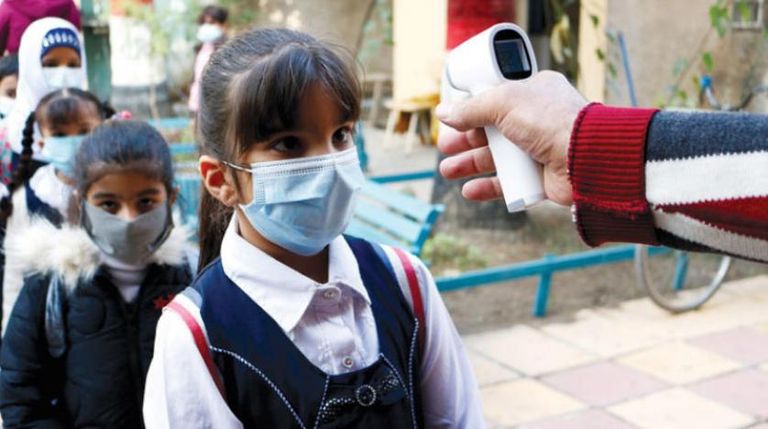 طالبة في إحدى مدارس العراق