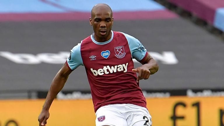 أنجيلو أوجبونا سعيد بن رحمة لاعب وست هام يونايتد