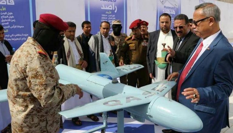 نماذج من طائرات بدون طيار لدى مليشيا الحوثي الإرهابية