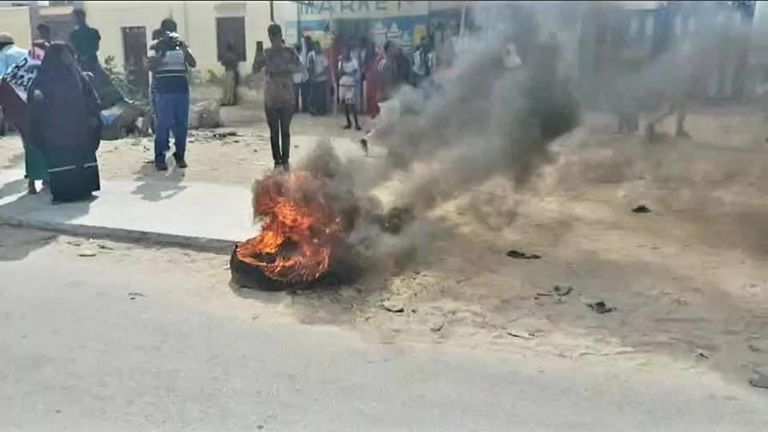 احتجاجات مناهضة للرئيس الصومالي