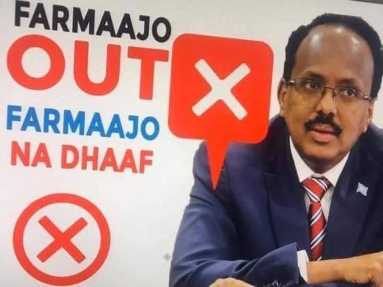 احتجاجات مناهضة للرئيس الصومالي