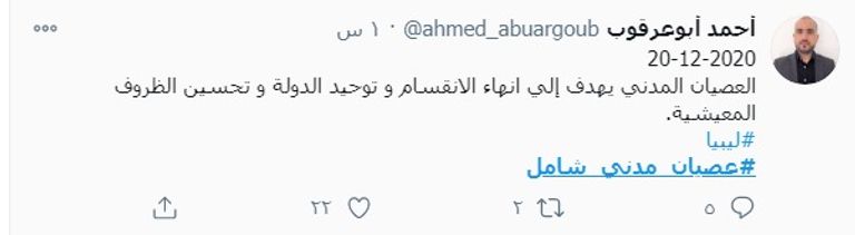 مظاهرات سابقة في العاصمة الليبية طرابلس