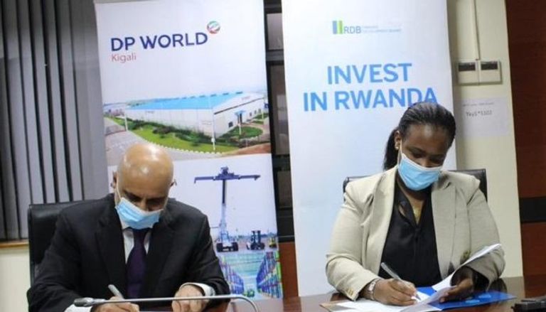 موانئ دبي العالمية توقع مذكرة تفاهم لتسريع التجارة الدولية في رواندا
