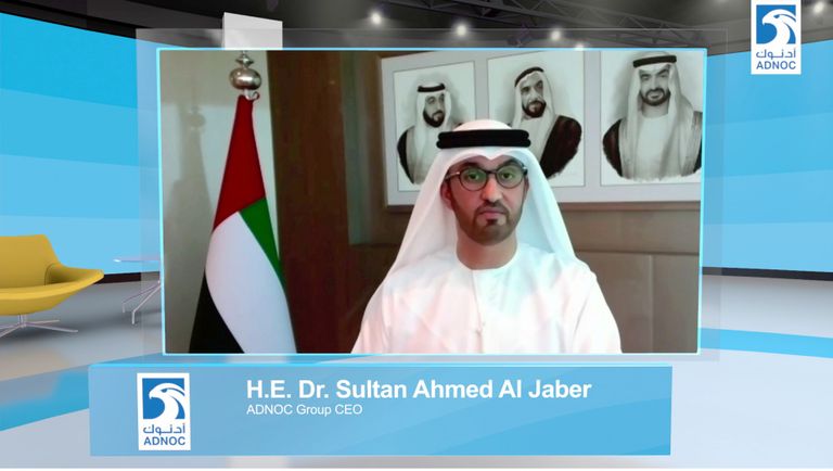 الدكتور سلطان أحمد الجابر وزير الصناعة والتكنولوجيا المتقدمة في حكومة الإمارات