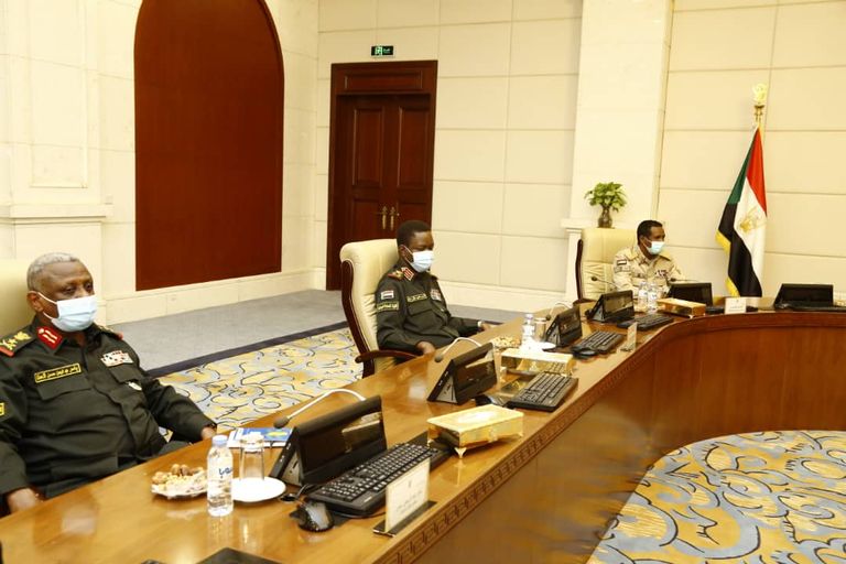 الاجتماع الأول لمجلس شركاء الحكم في السودان