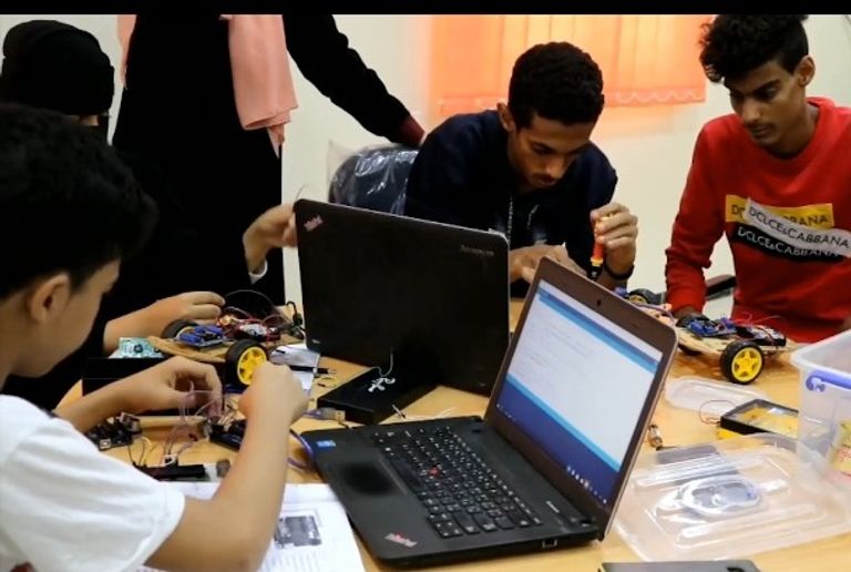 ريم حميد، رئيسة قسم الذكاء الاصطناعي بوزارة التربية والتعليم اليمنية