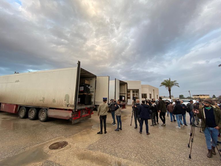 قافلة المساعدات الإماراتية إلى غزة