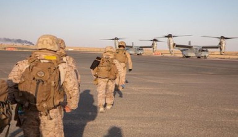 صورة للتدريبات الأمريكية الإماراتية المشتركة