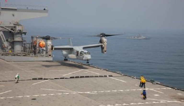 صورة للتدريبات الأمريكية الإماراتية المشتركة