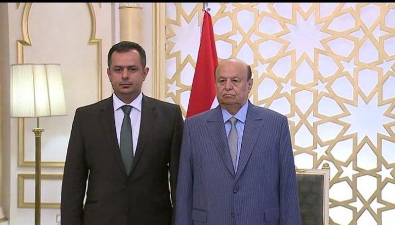 الرئيس اليمني ورئيس الوزراء المكلف