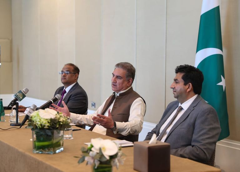 شاه محمود قريشي وزير خارجية باكستان