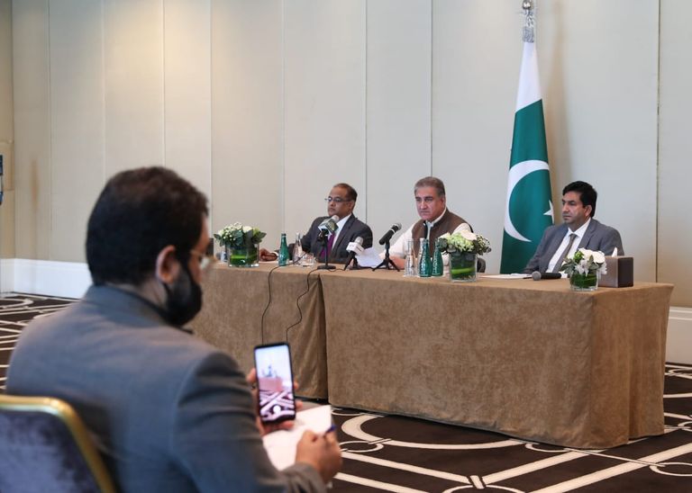 شاه محمود قريشي وزير خارجية باكستان