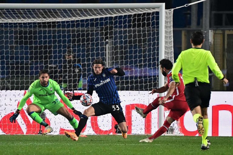 هدف محمد صلاح في أتالانتا في دوري أبطال أوروبا