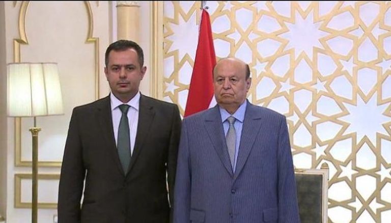 الرئيس اليمني ورئيس الوزراء المكلف