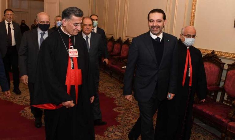 جانب من لقاء الراعي وعون