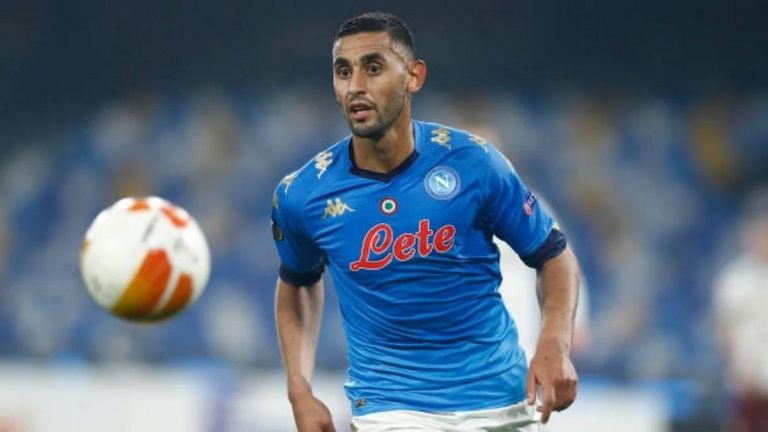 الجزائري فوزي غلام لاعب نابولي