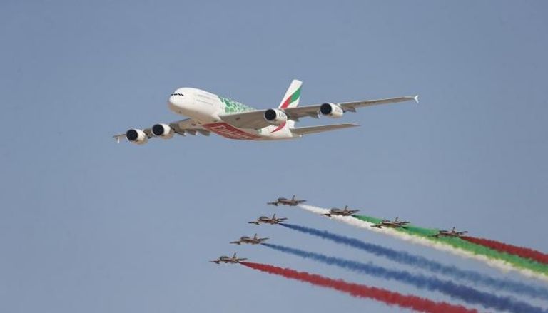 النسخة السابقة من معرض دبي للطيران