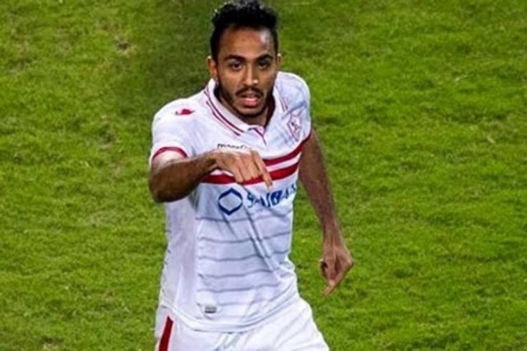 محمود عبدالمنعم "كهربا" فرجاني ساسي لاعب وسط الزمالك المصري