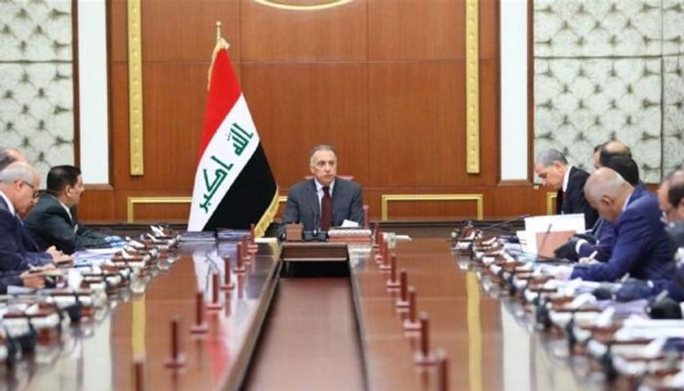 مصطفى الكاظمي في مجلس الوزراء العراقي