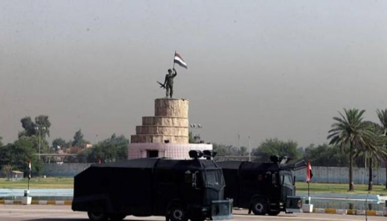 نصب للجندي العراقي عند المنطقة الخضراء ببغداد