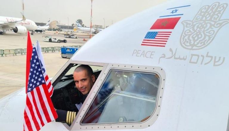 الطائرة الإسرائيلية المتوجهة للمغرب