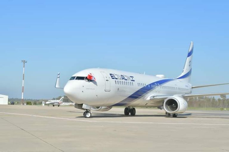 جانب من وصول الوفد الأمريكي الإسرائيلي إلى الرباط