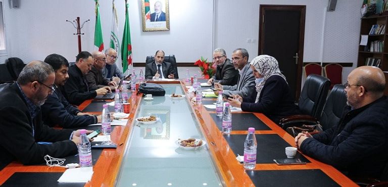 اجتماع مكتب حمس الإخوانية بعد ظهور تبون الرئيس الجزائري عبد المجيد تبون والإخواني عبد الرزاق مقري