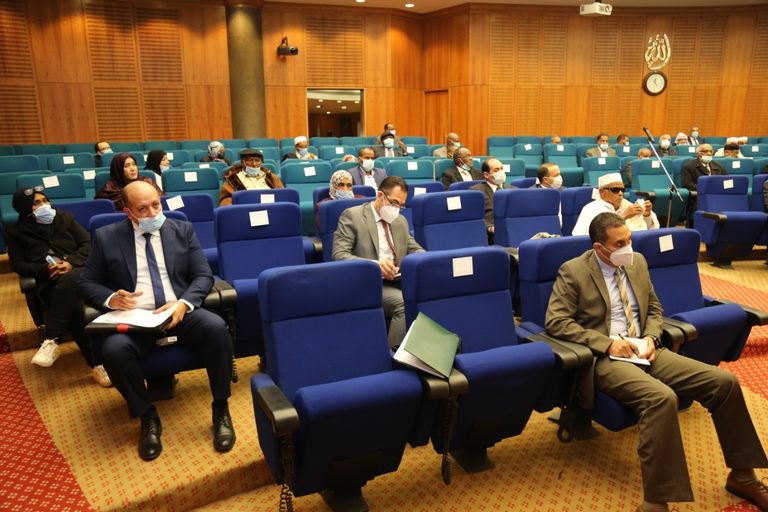 جانب من زيارة وفد الجنوب الليبي إلى القاهرة