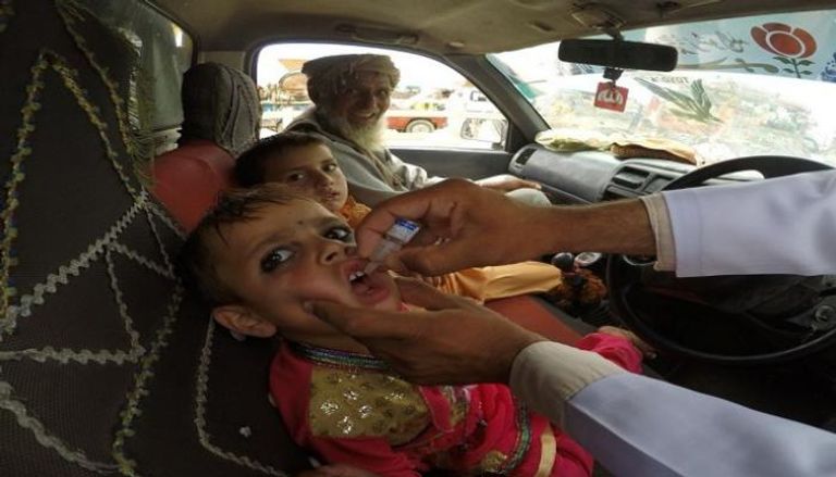 حملة للتطعيم ضد شلل الأطفال في أفغانستان