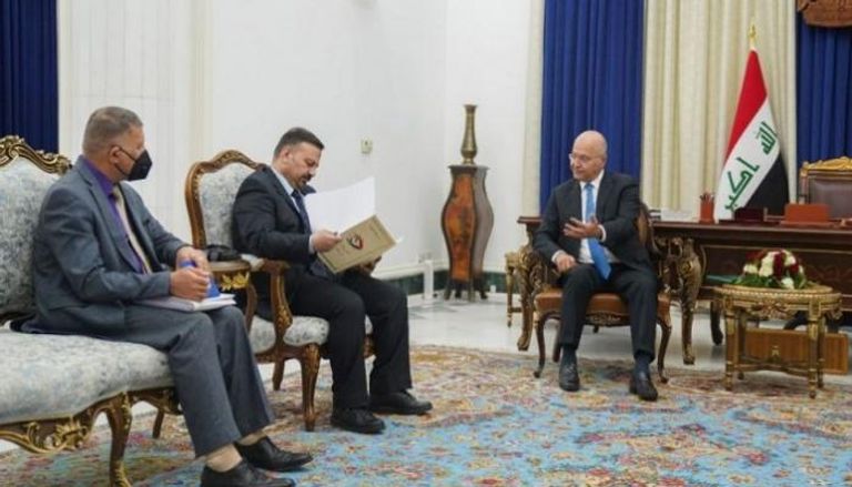 الرئيس العراقي يستقبل رئيس هيئة النزاهة ونائب رئيس هيئة الادعاء العام