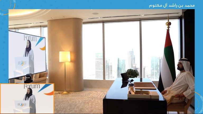 منى غانم المرّي رئيسة نادي دبي للصحافة