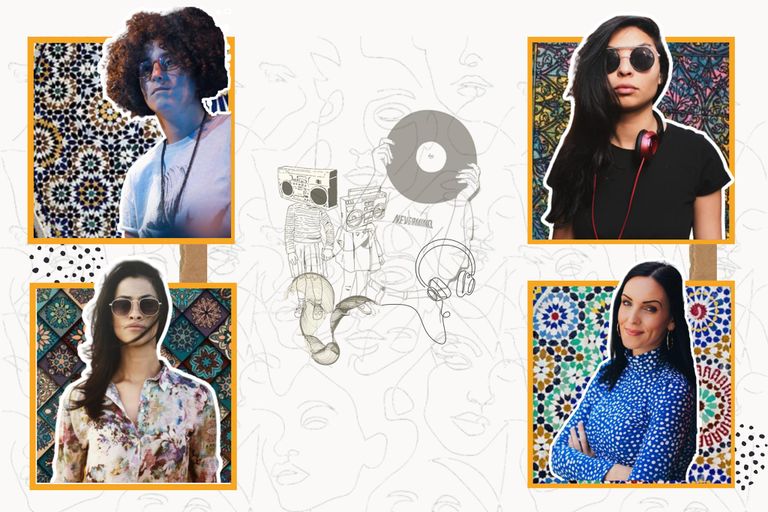 تونسيات خلال التدريب على تشغيل الـ"دي جي"