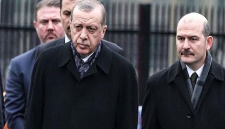 أردوغان ووزير داخليته سليمان صويلو