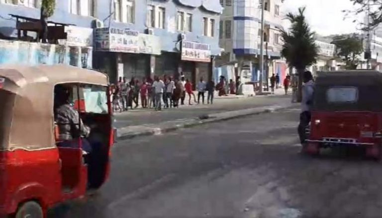 مظاهرات ضد فرماجو بأحد شوارع مقديشو