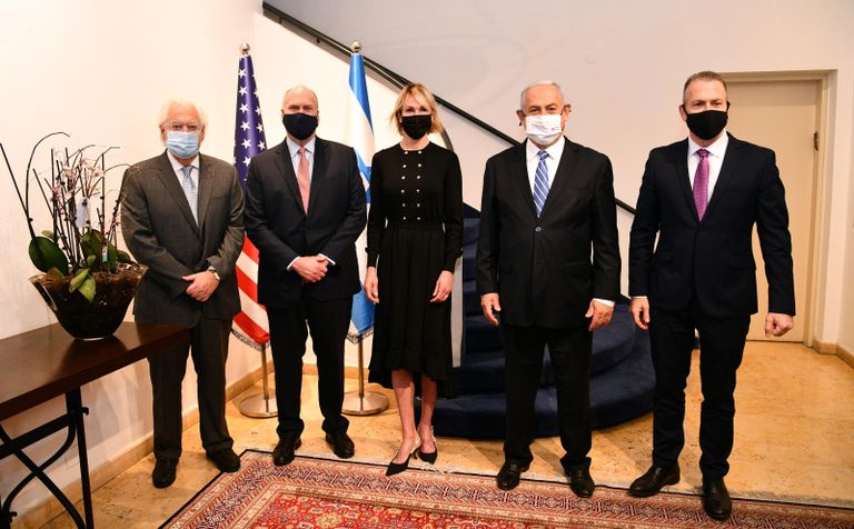 نتنياهو والسفيرة الأمريكية اليوم