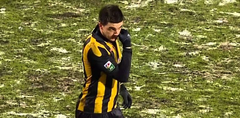 الصربي ميلوس ماركوفيتش لاعب فريق شياهول الروماني السابق كرة القدم