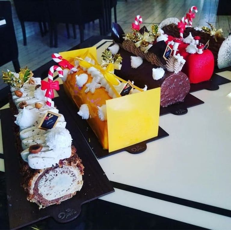 كعكة لابيش في محل أوبيرا بالجزائر العاصمة شوكولاتة جزائرية للاحتفال برأس العام - العين الإخبارية